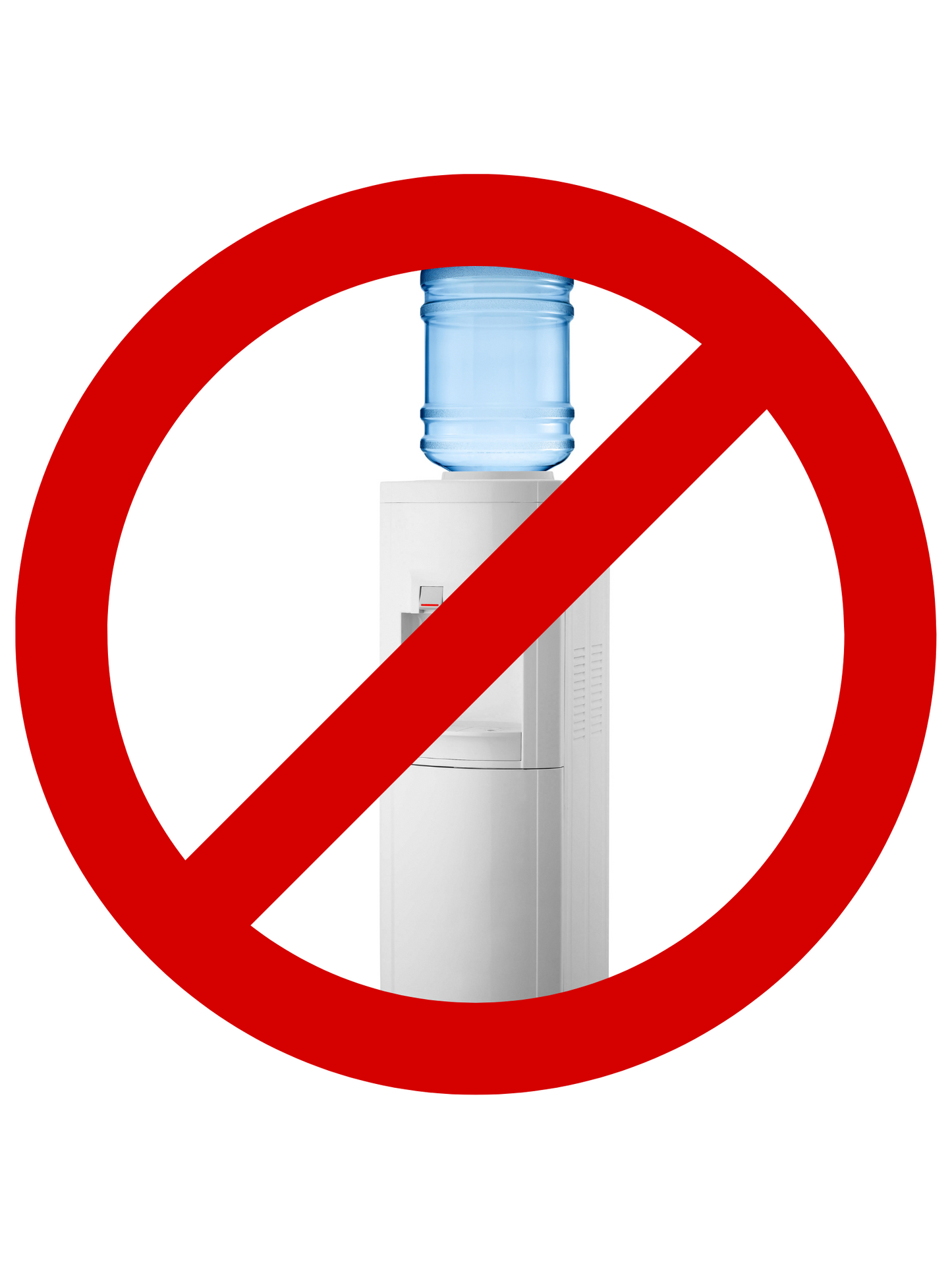 No Water Dispenser
